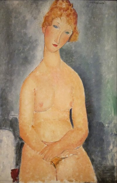 Desnudo sentado de Amedeo Modigliani